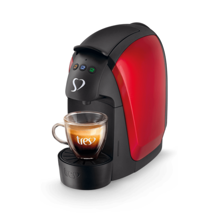 Cafeteira Espresso Luna Vermelha Automática - TRES 3 Corações
